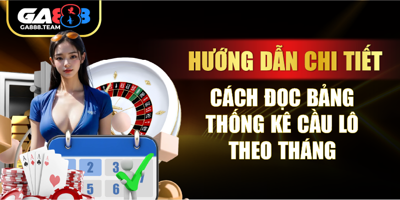 Hướng dẫn chi tiết cách đọc bảng thống kê cầu lô theo tháng